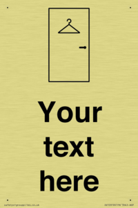 Custom information: Changing room